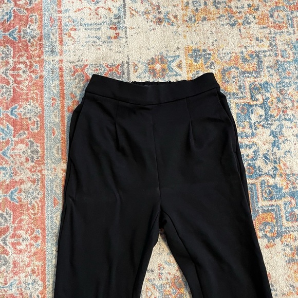 Ann Taylor petite easy ankle pant in black - Picture 2 of 6